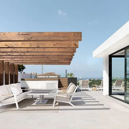Casa Sol Luxury Rooftop Penthouse Gym Pools Марбелья